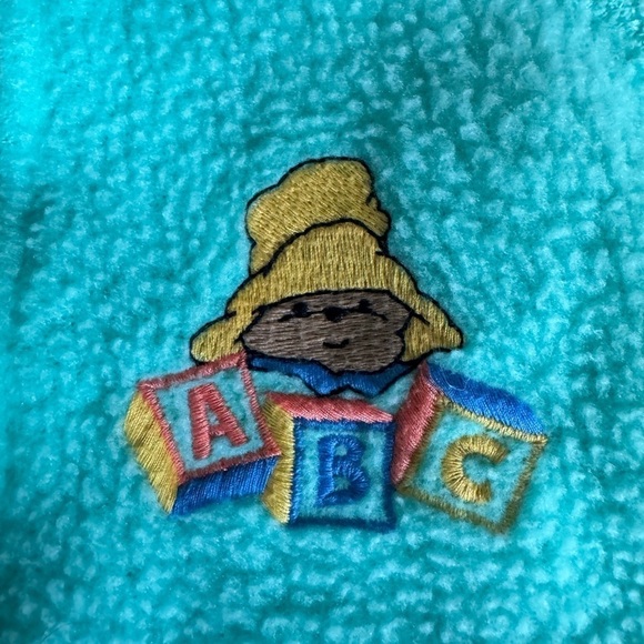 Vintage Paddington Bear fleece pajamas 2 pair Size Small (fits up to 25”) - Picture 7 of 9